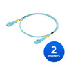 Ubiquiti MultiMode 10 Gbps OM3 Duplex LC Cable, 2m Length, Single Unit,10 Gbps Throughput, LC-LC Connector,  2Yr Warr