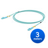 Ubiquiti MultiMode 10 Gbps OM3 Duplex LC Cable, 3m Length, Single Unit,10 Gbps Throughput, LC-LC Connector,  2Yr Warr