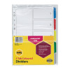 Marbig Dividers Ring Multi Clr PP A4 5Tab