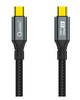 Oxhorn USB 3.2 Gen 2×2 3m USB-C to USB-C 20Gbps 8K@60Hz 20V 100W E-Marker Chip Black fast charging & Video cable Laptop Phones Tablet USB-C Device