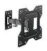 BrateckEconomical Full-Motion TV Wall Mount For 23'-43' Fit Curved TV up to 30KG, VESA 100x100,100x200,200x100,200x200 Fine Texture Black
