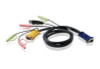 Aten KVM Cable 1.8m with VGA, USB & Audio to 3in1 SPHD suit CS173xB, CS173xA, CS175x