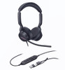 Yealink UH46 Dual UC USB-C/A Unified  Communications  USB  Wired  Headset 3-Noise-Canceling Microphones 35mm Speaker Busylight Leather Controller