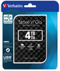 Verbatim 4TB 2.5' USB 3.0 Black Store'n'Go HDD Grid Design.