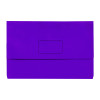 Marbig Wallet Foolscap Slimpick Bright Purple Pack of 10