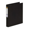 Marbig PE Linen Binder Ring 2D 25mm Black