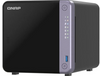 QNAP TS-432X-4G 4-Bay NAS,Alpine AL-524 QC 2.0GHz,4GB RAM(up to 16GB),4x 3.5" SATA,1x10GbE SFP+, 2x 2.5GbE RJ45,1x PCIe Gen3, Support USB One-Touch Copy, 2Y