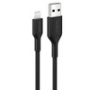 Belkin BoostCharge Lightning to USB-A Cable (2M) - Black (CAA019FQ2MBK), 2.4A/15W, 480MBPS, 300K+ Bends, Apple iPhone, MFI-Certified, 2 Years Warranty