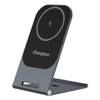 Energizer Foldable Wireless Charging Pad - Black(WCP102), Lightweight, High Quality, Portable, Ultra Thin, Fast Charging, Compatible with MagSafe