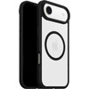 OtterBox React MagSafe Apple iPhone Air (6.5') Case Black Crystal (Clear/Black) - (77-98611), DROP+ Military Standard,Raised Edges,7 Years Warranty