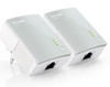 TP-Link TL-PA411 KIT AV600 Nano Powerline Adapter Starter Kit HomePlug AV 1x100Mbps LAN 300m Range Miniature Design Plug & Play