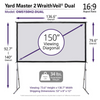 150 169 OUTDOOR SCREEN WITH BOTH REAR AND FRONT PROJECTION