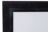 84 Fixed Frame 169 PROJECTOR SCREEN CINEWHITE Black BACKED - EZFRAME