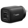 Belkin Gaming Dual USB-C Wall Charger 65W (45W + 20W) For Nintendo Switch 2 - Black (ENA007auBK), Compact, Travel-Friendly, 2 Years Warranty