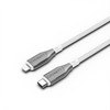 Cygnett Armoured Lightning to USB-C (2.0) Cable (1M) -White(CY4668PCCCL),30W,Braided, 480Mbps Transfer, Fast Charge iPhone/iPad, MFi, 5 Years Warranty
