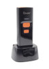 Oxhorn Mini Wireless 2.4G Bluetooth 5.0 2D Barcode Scanner Commercial Grade USB Plug&Play 5V 1A 12hr working Duration rechargeable battery Black