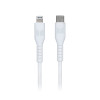 Monster 2M Lightning to USB-C Thermo Plastic Elastometer Cable White