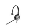 Yealink YHS36 E2 DUAL, Wideband Headset for IP phone, Monaural Ear, RJ9 Headset Jack, Noise-canceling Microphone, Hearing Protection, Leather Ear C.