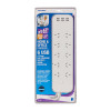 Jackson 10 Outlet Surge Protected Powerboard with Master Switch with 6 Fast Charging USB Ports (4.5A Total) - 1m Lead / White