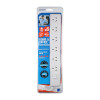 Jackson 6 Outlet Surge Protected Powerboard with Master Switch - 90cm Lead / White