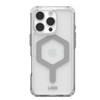 UAG Plyo MagSafe Apple iPhone 16 Pro (6.3') Rugged Case - Ice/Silver (114480114333), 16ft. Drop Protection (4.8M), Armored Shell, Air -Soft Corners