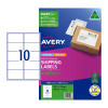 AveryEco Label  99.1 X 57mm L7173 10UP P100. Perfect for labelling packages and envelopes, Avery Premium Address and Shipping Labels with AveryEco stay firmly attached during delivery.