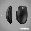 Incase Designed by Microsoft Ergonomic Wireless Mouse Black [222-00012]
