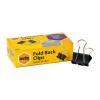 Mbg FoldBk Clip 25mm Bx12 SL12