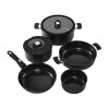 Resto Cookware Set 8PCS Black