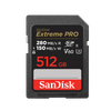 SanDisk Extreme Pro SDXC 512GB 280MB/s R 100MB/s V60 U3 C10 UHS-II Card