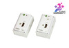 Aten HDMI Over 2 Cat 5 Extender with MK Wall Plate, supports up to 1080p @ 40m, 8-segment equalization adjustment switch