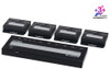Aten VS1824KIT-AT-U 4-Port 4K HDMI Cat 6 Splitter with Receivers, 1 splitter and 4 receivers, Supports up to 4K @ 30 Hz, Power over Cable (PoC)