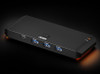 Aten Essential 2x4 USB 3.2 Gen 1 Sharing Switch, Sharing of four USB peripherals at blazing-fast 5 Gbps between two PCs / pushbutton or Remote