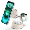 Belkin UltraCharge Pro 3-in-1 Wireless Qi2 Charging Dock + 45W USB-C PSU + USB-C Cable (1.5M) - White (WIZ040auSD), 25W, CEW $2500, 2 Years Warranty
