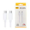 USP USB-C to USB-C 60W Mini Cable (0.2M) White - High Performance,Durable, High Speed, Samsung Galaxy, Apple iPhone, iPad, MacBook, 5 Years Warranty