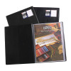 Rexel Display Book A4 Slim View 24 Page Black