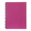Spirax 511 Hard Cover Pink Pack of 5 - 200 Pages 225 x 175