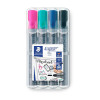 Staedtler Flip Chart Marker 356 Assorted Wallet of 4
