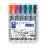 Staedtler Flip Chart Marker 356 Assorted Wallet of 6