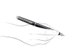 Waterman Hemisphere Black Palladium Trim Fountain Pen