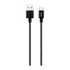 Energizer 1m Metal A-C Charging Cable Black