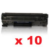 10 x Compatible HP No.35A Toner Cartridge - 1,500 pages