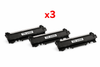 3 x Compatible Brother TN2450 Toner Cartridge - 3,000 pages