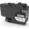 PREMIUM Compatible Brother LC-436XL Black Ink Cartridge - 6,000 pages