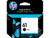 HP No.61 Black ink Cartridge - 190 pages