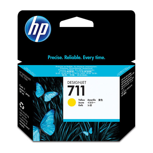 HP No 711 29ml Yellow Ink Cartridge -