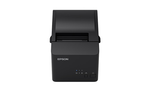 Epson TM-T82IIIL Black Receipt Printer with a Built-In USB & Serial (RS-232C) Interface. Includes AC & USB Cable