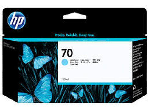 HP No 70 Light Cyan Inkjet Cartridge  130ml