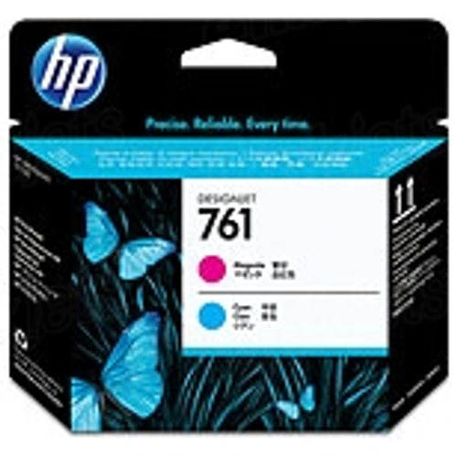 HP 761 Genuine Magenta and Cyan Designjet Printhead