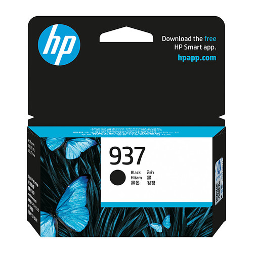 HP 937 Black Ink 4S6W5NA - 1,250 pages